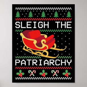 Póster Las Navidades patriarcales que aman a las mujeres
