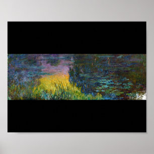 Póster Las Nieves Del Agua - El Sol, Claude Monet