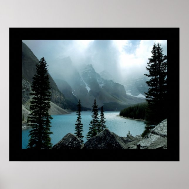 Póster Las nubes arden (bordeadas) (Frente)