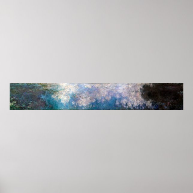 Póster Las nubes, Claude Monet (Frente)