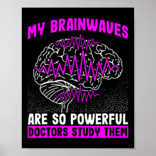 Póster Las Olas De Cerebro Son Médicas Tan Poderosos Que