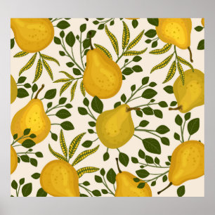 Póster Las orejas amarillas dejan el fondo blanco