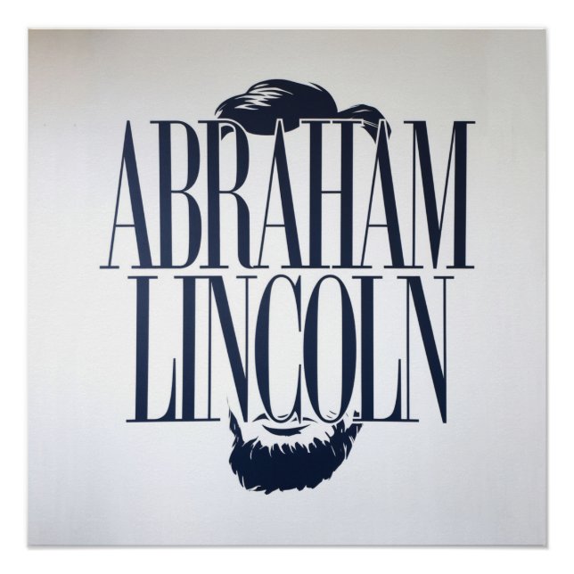 Póster Las palabras perdurables de Abraham Lincoln (Anverso)