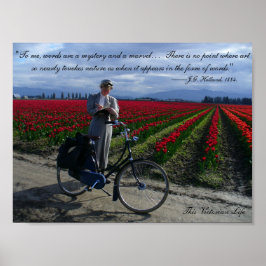 Póster Las palabras son una maravilla—Cita de escritura v