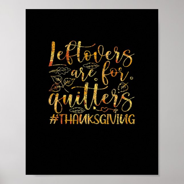Póster Las Palabras Sueltas Son Para Quitters El Día De A (Frente)