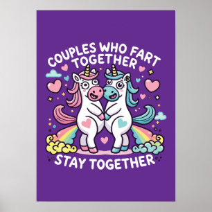 Póster Las Parejas Que Fracturan Juntos Permanecen Juntos