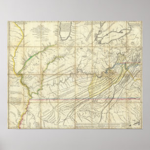 Póster Las partes occidentales de Virginia, Pennsylvania