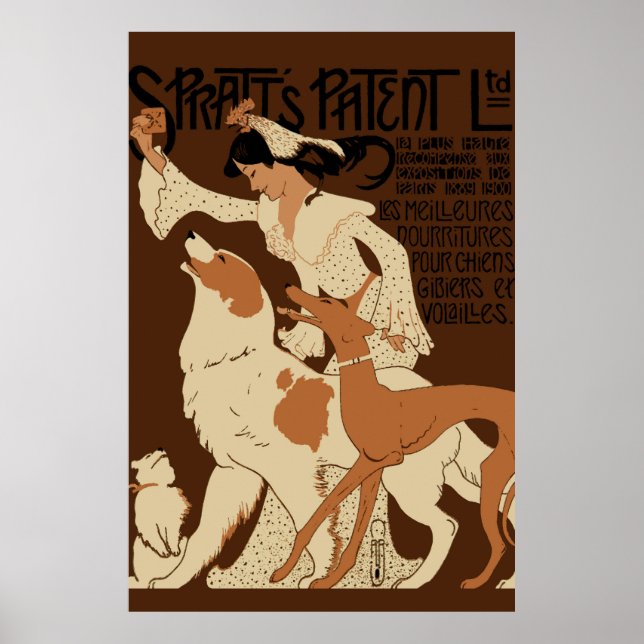 Póster Las patentadas bizcochos de perro de Spratt (Frente)
