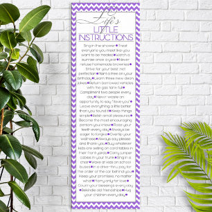 Póster Las pequeñas instrucciones de la vida iluminan al 