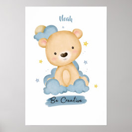 Póster Las pequeñas lecciones se deben a la nube