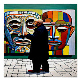 Póster Las pinturas que observan
