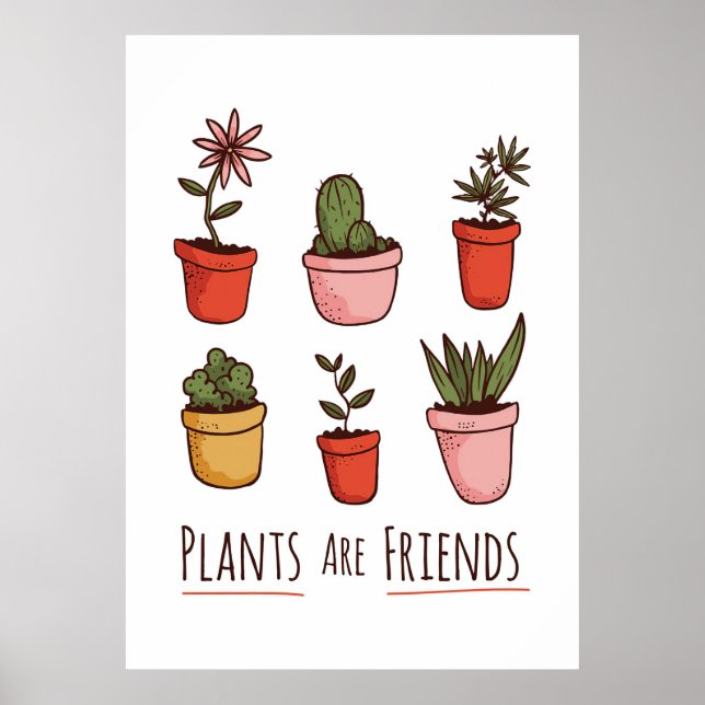 Póster Las plantas de los amantes son amigos (Frente)