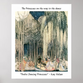 Póster Las princesas camino a la danza Kay Nielsen
