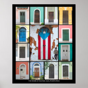 Póster Las puertas del Viejo San Juan 2