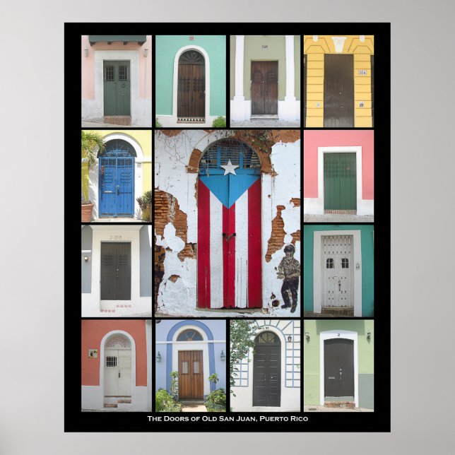 Póster Las puertas del Viejo San Juan 2 (Frente)