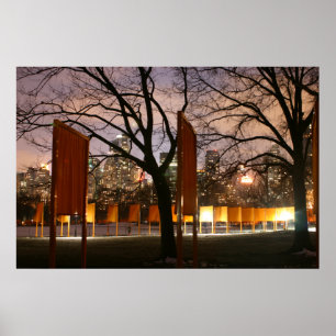 Póster Las puertas, NYC, febrero de 2005