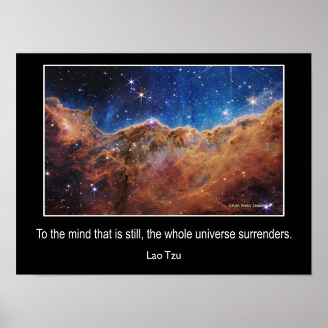 Póster Las rendijas del universo - Instantáneas cósmicas (Frente)