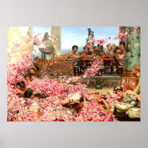 Póster Las Rosas de Heliogábalo, Lawrence Alma-Tadema