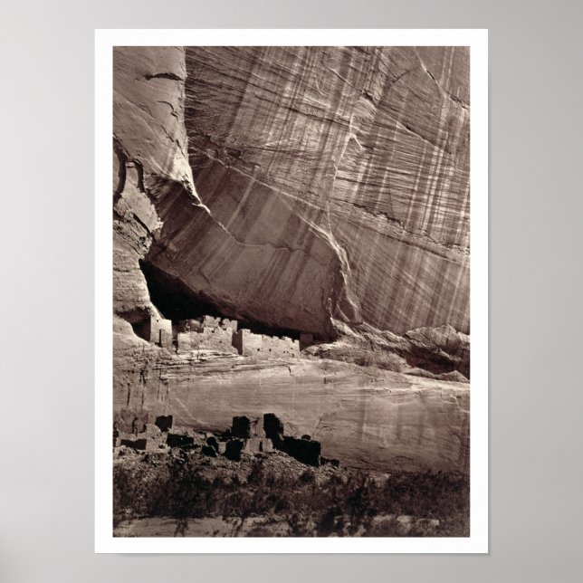 Póster Las ruinas antiguas del Cañón de Chelle, 1873 (a (Frente)