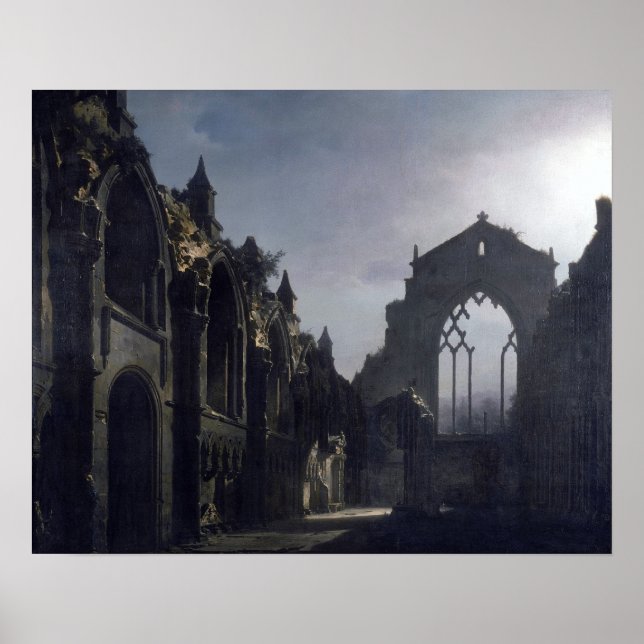 Póster Las ruinas de la capilla del Holyrood (Frente)