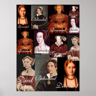 Póster Las seis esposas del Poster Enrique VIII