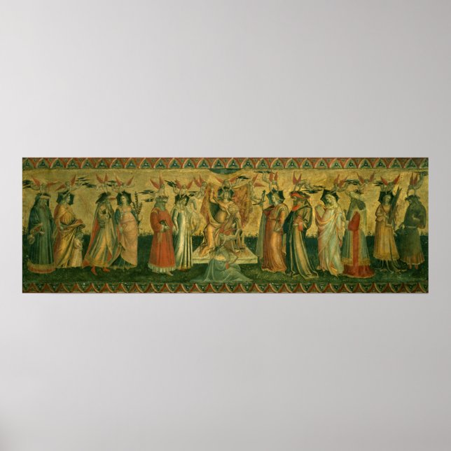 Póster Las siete artes liberales, c.1435 (Frente)