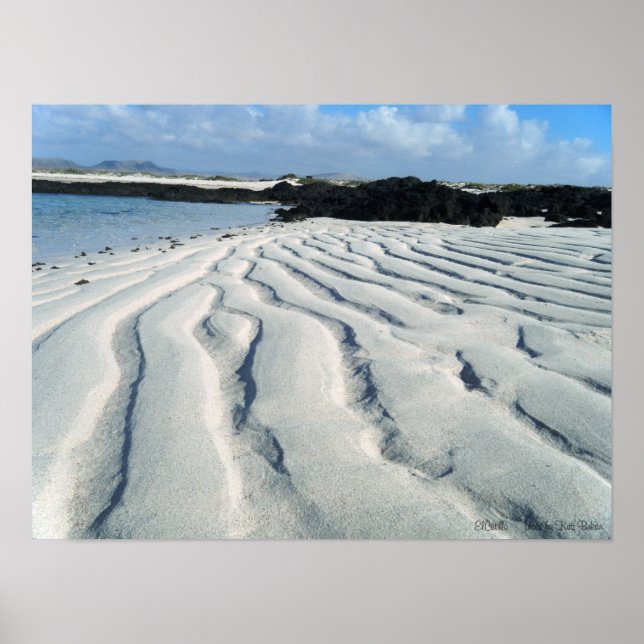 Póster Las sorprendentes lagunas de El Cotillo en baja es (Frente)
