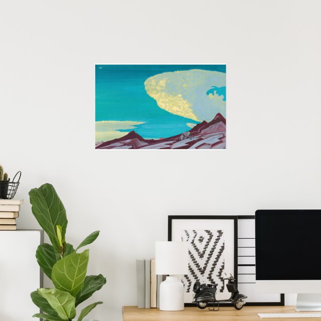 Póster Las tabletas de los mandamientos de Roerich (Oficina en casa)