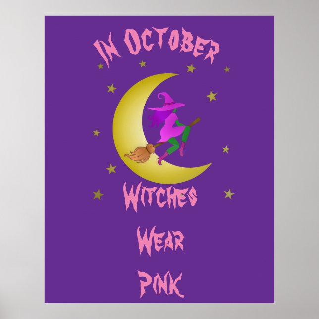 Póster Las Testigos Se Ponen Rosa En Octubre, Thunder_Cov (Frente)