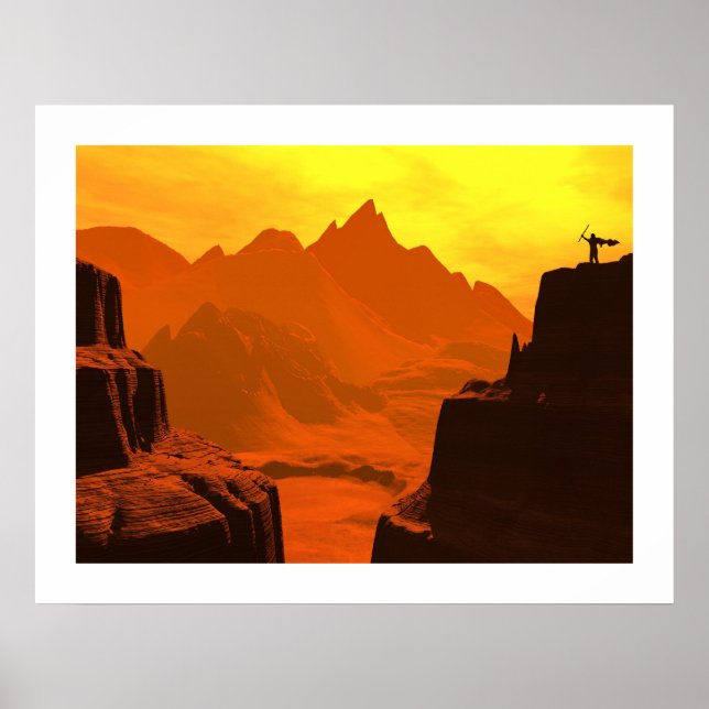 Póster Las tierras explotadas (Frente)