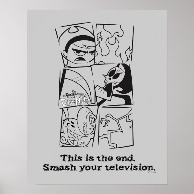 Póster Las tristes aventuras de Billy & Mandy - El Fin (Frente)