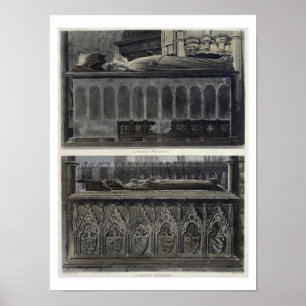 Póster Las tumbas de la reina Philippa y de la reina Elea