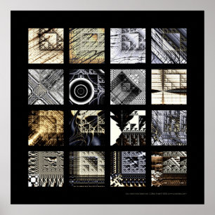 Póster Las variaciones de Sierpinski
