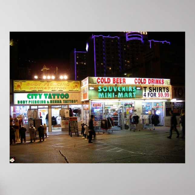 Póster Las Vegas Blvd. Poster de tiendas turísticas (Frente)