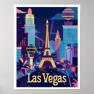 Póster Las Vegas - Ciudad del pecado después de un viaje 