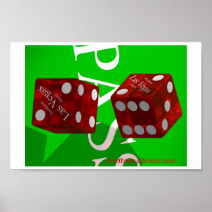Póster Las Vegas Dice  I (print)