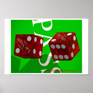 Póster Las Vegas Dice I (print)