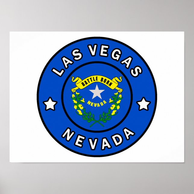 Póster Las Vegas Nevada (Frente)