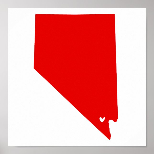 Póster Las Vegas, Nevada Love Poster (Frente)