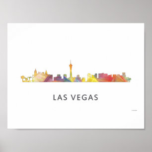 PÓSTER LAS VEGAS, NEVADA SKYLINE WB1 -