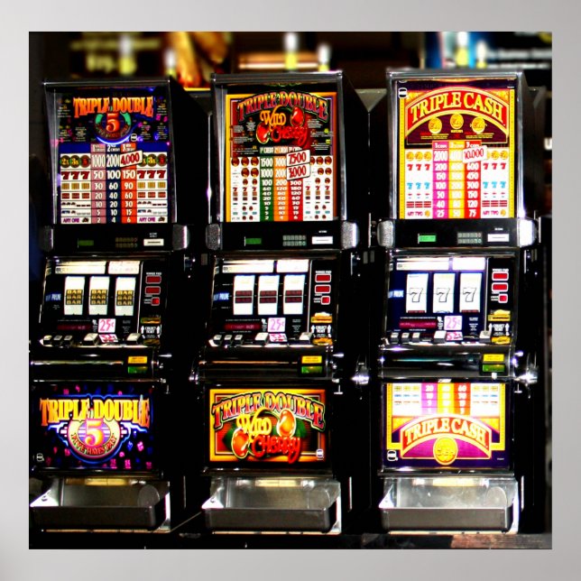 Póster Las Vegas Slots Dream Machines (Frente)