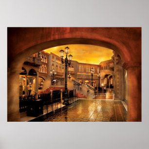 Póster Las Vegas - Veneciana - Las calles de Venecia