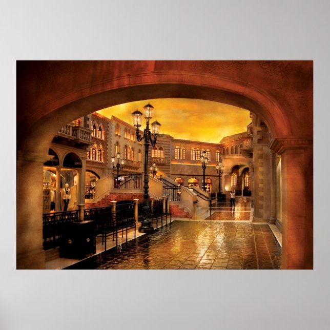 Póster Las Vegas - Veneciana - Las calles de Venecia (Frente)