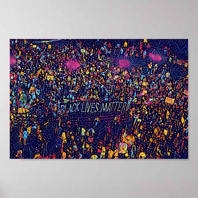 Póster Las vidas negras importan (Frente)