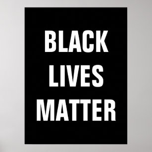 Póster Las vidas negras importan