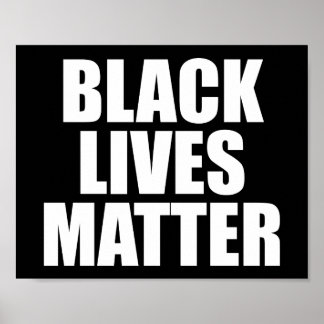 Póster Las vidas negras importan