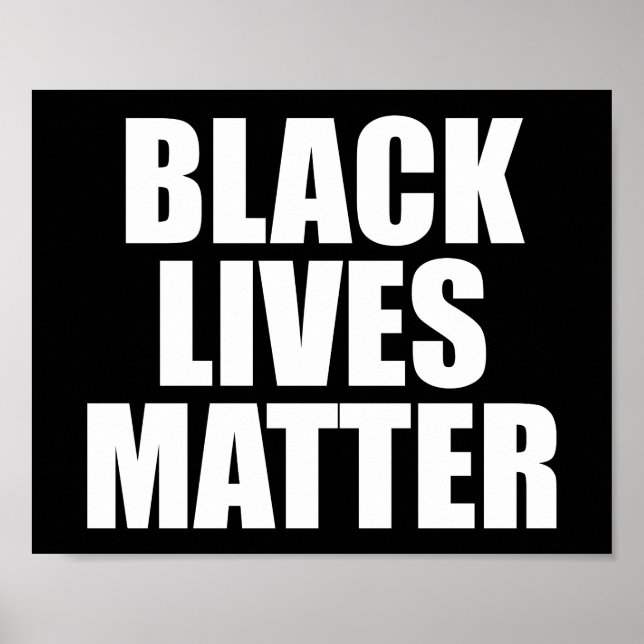 Póster Las vidas negras importan (Frente)