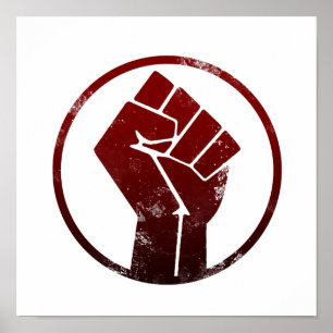 Póster Las vidas negras importan FIST 3 #BLM