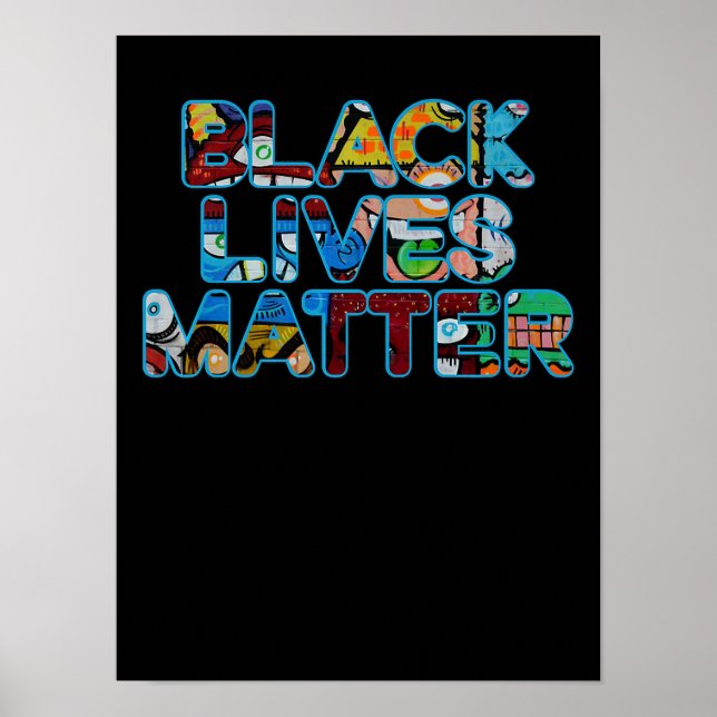 Póster Las vidas negras importan: La igualdad en el graff (Frente)