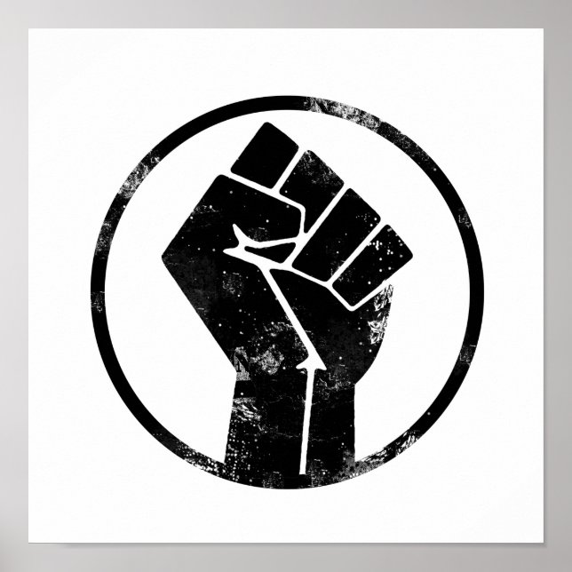 Póster Las vidas negras importan para FIST 2 #BLM (Frente)
